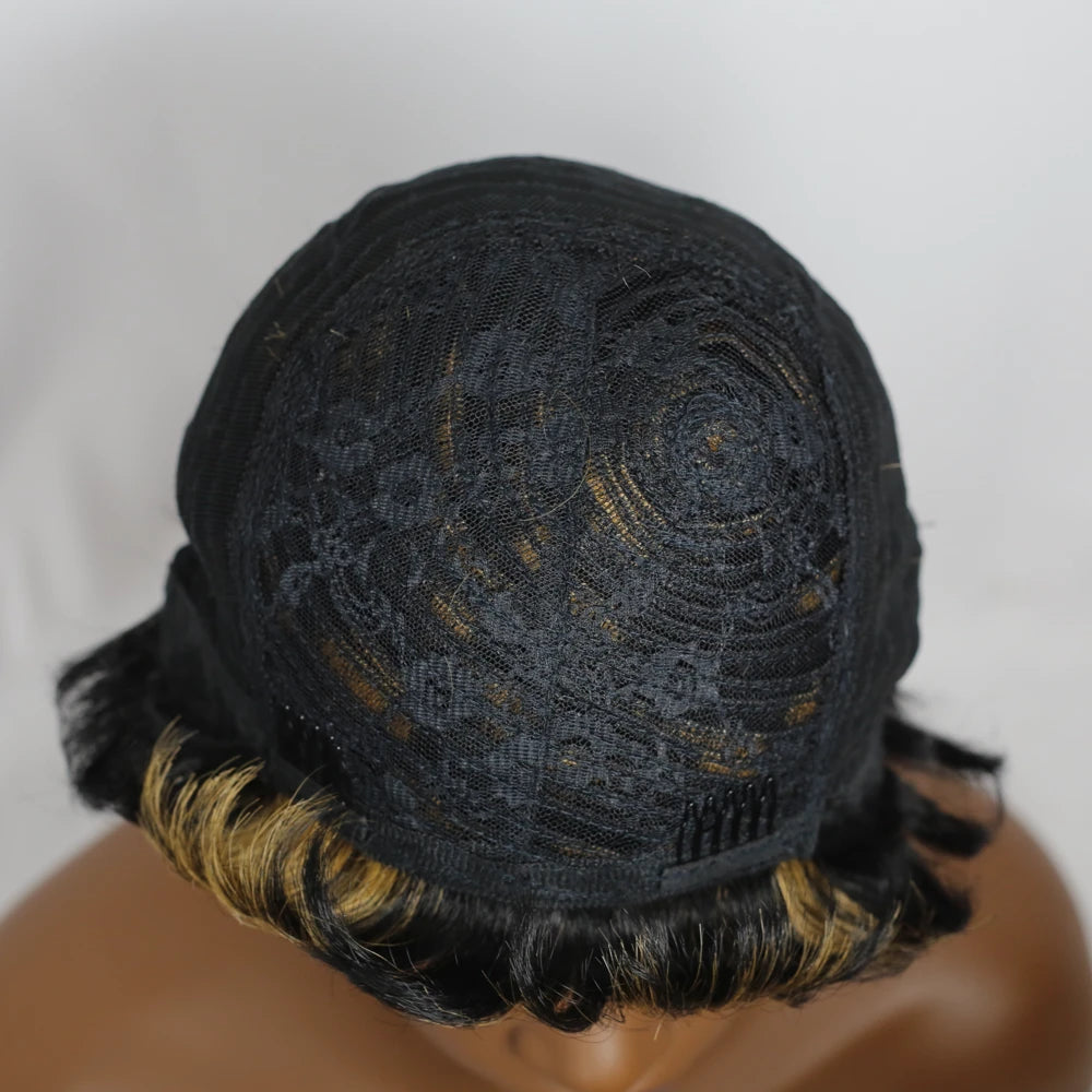 Short Layered Pixie Cut Human Hair