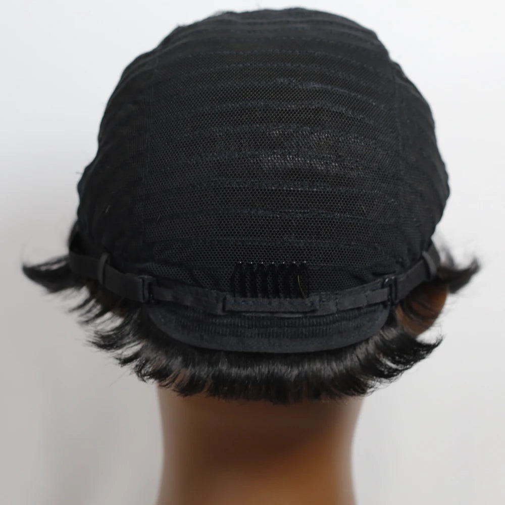 Short Layered Pixie Cut Human Hair