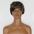Short Layered Pixie Cut Human Hair